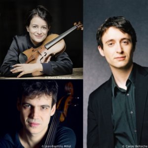 Liya PETROVA, violon, VICTOR JULIEN-LAFERRIÈRE, violoncelle, Jean-Frédéric NEUBURGER, piano 